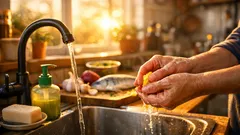 Citrónová kôra na ruky: rýchly trik proti zápachu po cesnaku, cibuli a rybách