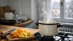 Uvarte pomarančovú a citrónovú kôru a prevoňajte byt bez chémie