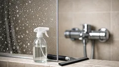 Ako vyčistiť sprchovú zástenu octom a zbaviť sa máp z tvrdej vody