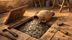 Pod podlahou domu našli viac než 40 000 rímskych mincí: poklad, alebo staroveké sporenie