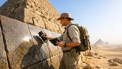 Dve dutiny za žulou: čo odhalil georadar na pyramíde Menkaureho v Gíze