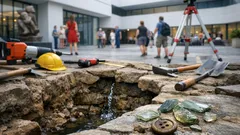 Plánovaný výťah v múzeu odhalil koloniálne vrstvy a prameň, ktorý zásoboval mesto vodou