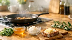 Hydinový tuk vs maslo: čo je rozumnejšie na varenie a prečo