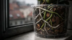 Prečo orchidea vädne: 7 signálov z koreňov a jednoduchá záchrana falenopsisu
